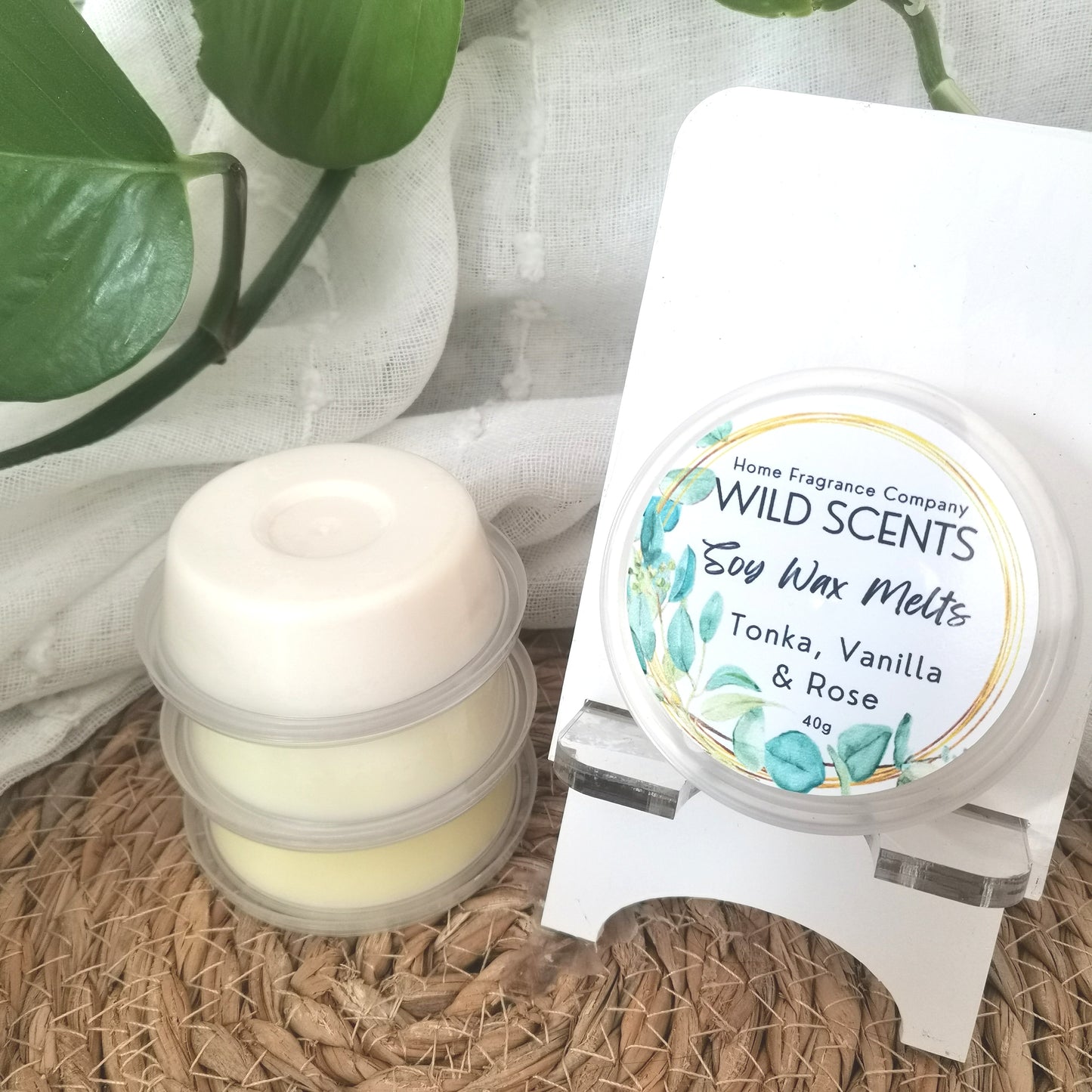 Tonka Bean, Vanilla & Rose Wax Melts