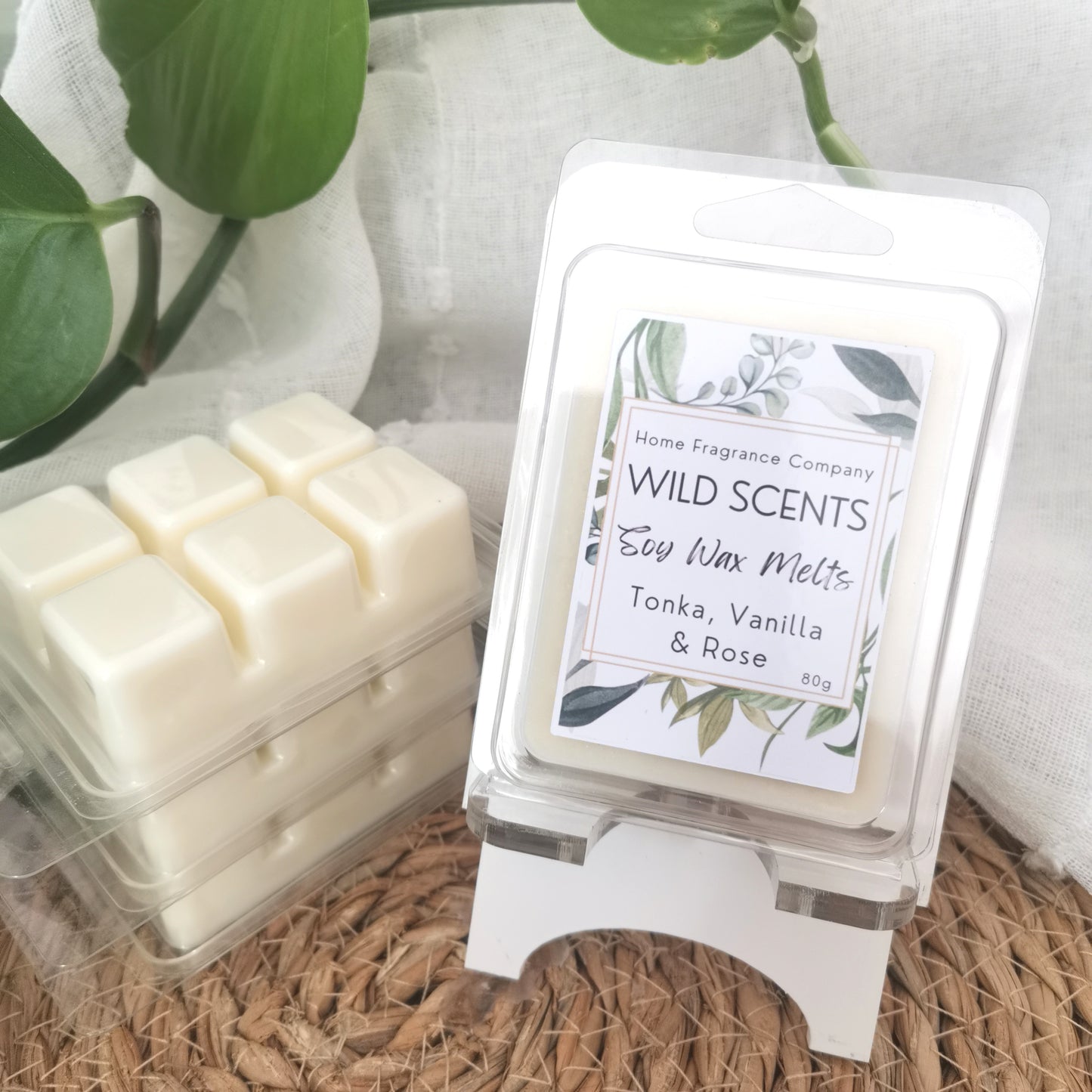 Tonka Bean, Vanilla & Rose Wax Melts