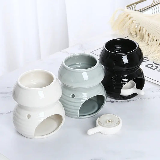 Small Ceramic Burner with removable dish