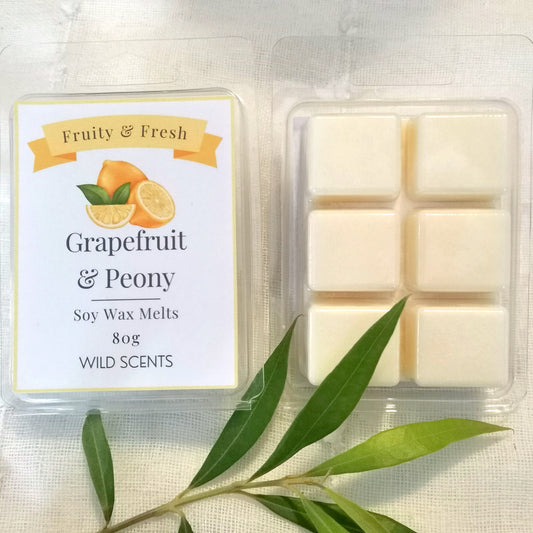 Grapefruit & Peony Wax Melts