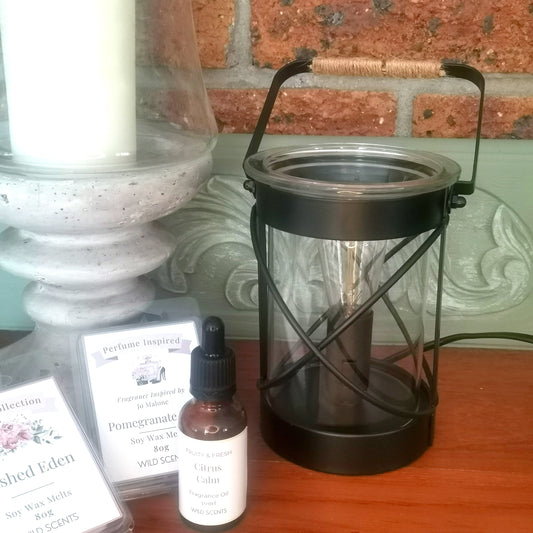 Black Lantern Electric Burner with